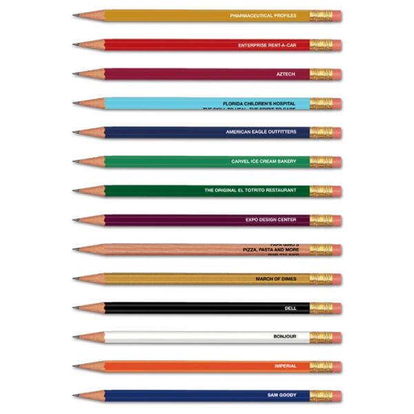 SGS0056 Hex Standard Pencil With Eraser And Custom Imprint